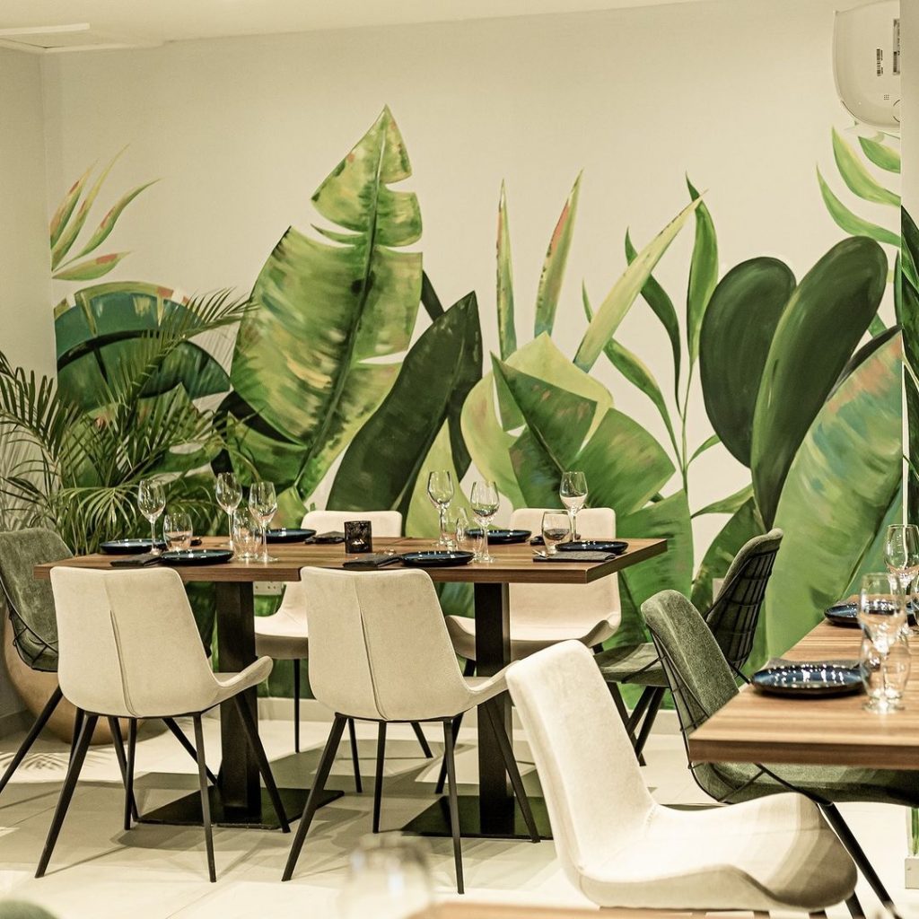 Dining decor at Chapter Lagos