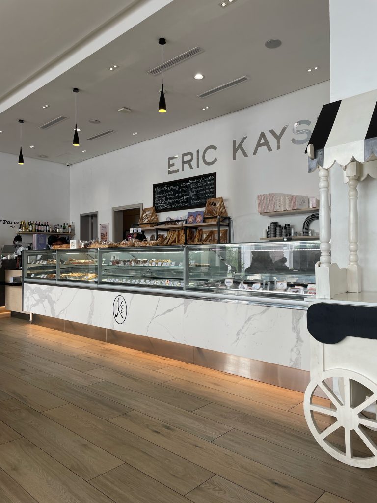 The pastry display at Eric Kayser in Ikoyi