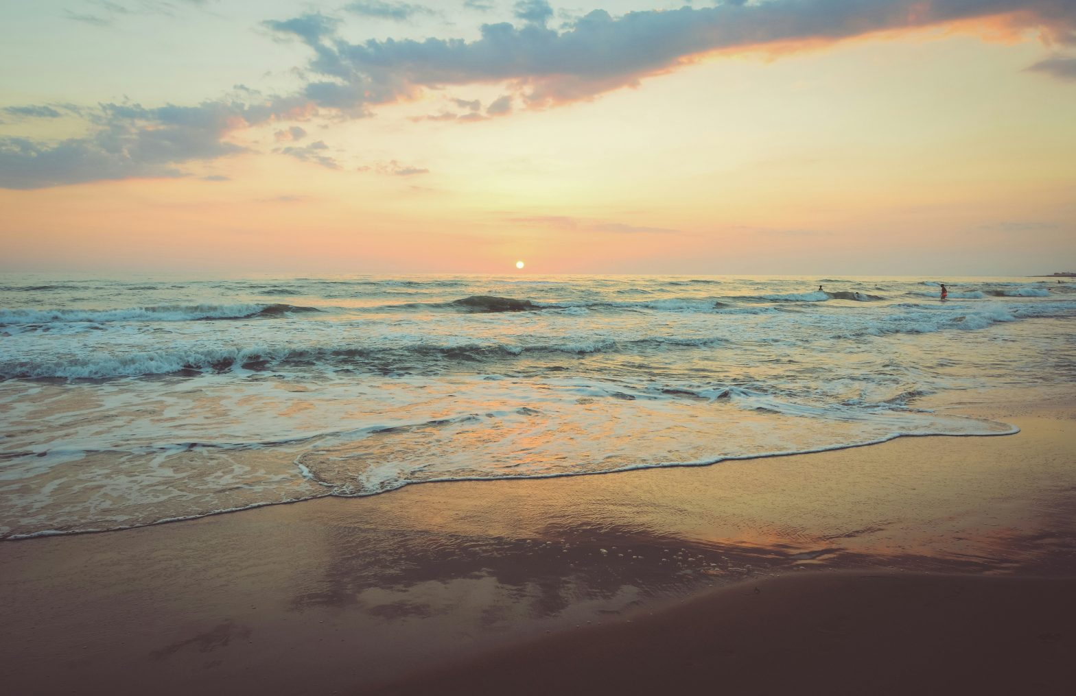 An empty beach